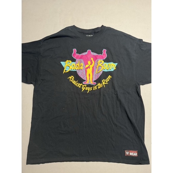 WWE Other - WWE Enzo Amore Bada Boom, Black Pullover Tee, Men's 2X T-shirt
